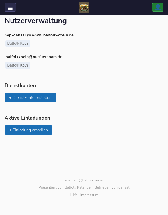 Nutzerverwaltung